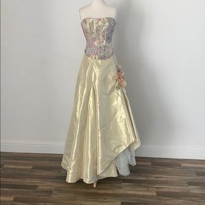 Two pie pieces evening dress 🌸